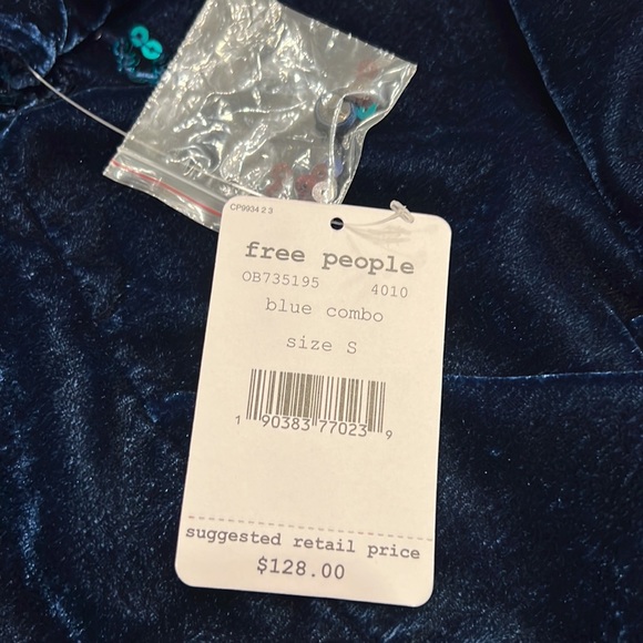 Free People Velvet/ Sequin Swing Dress/Tunic NWT - Picture 10 of 11